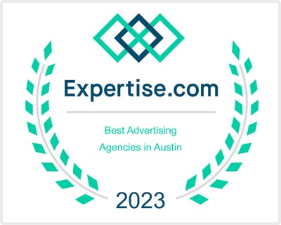 Expertise best advertising agency in Austin TX badge